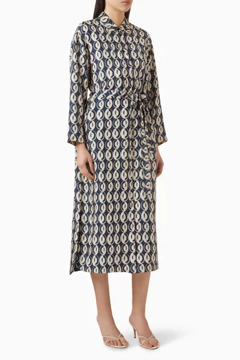 Timetwill Midi Dress in Silk