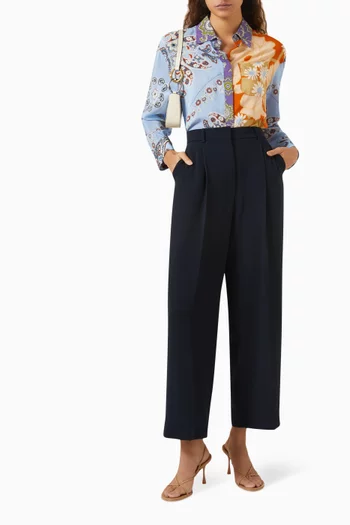 Alcazar Printed Shirt in Silk