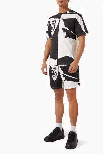 Printed T-shirt in Cotton