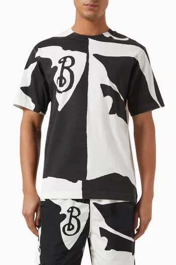 Printed T-shirt in Cotton
