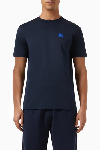 Logo Embroidered T-shirt in Cotton