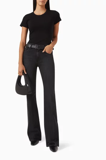 Ruby Ribbed Top in Cotton