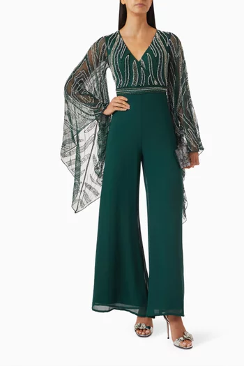 Bead-embellished Jumpsuit