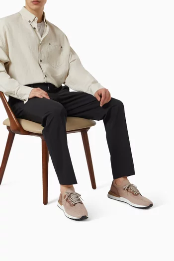 Grafton Sneakers in Mesh & Leather