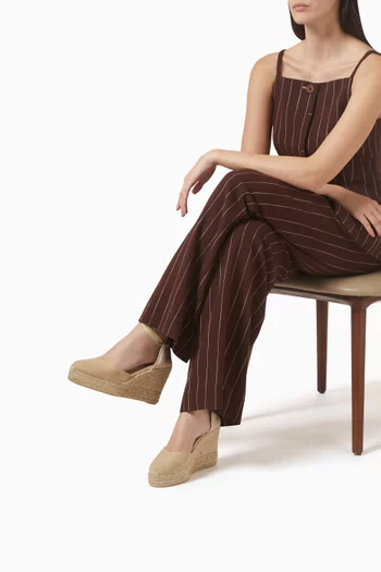 صندل إسبادريل كارينا بكعب ويدج 110 مم قنب