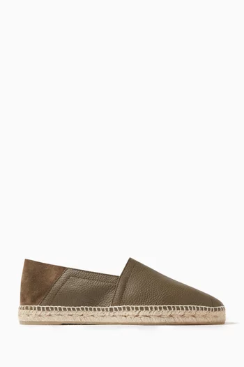 Polo/249 Espadrilles in Leather & Suede