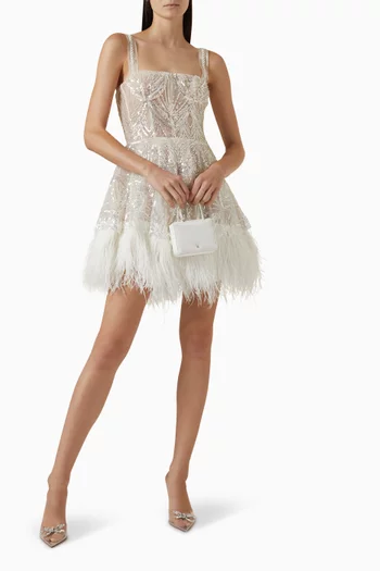 Mademoiselle Beaded Mini Dress