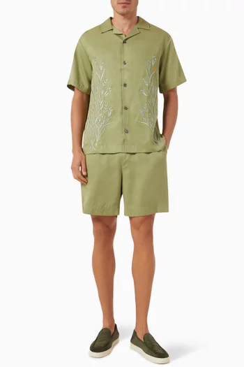 Cedar Embroidered Shirt