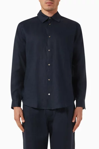 Long-sleeve Shirt in Linen