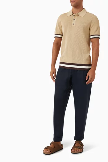 Quinn Polo Shirt in Cotton-knit