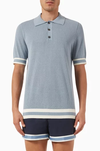 Quinn Polo Shirt in Cotton-knit