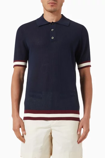 Quinn Polo Shirt in Cotton-knit