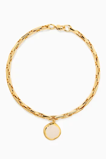 Halie Chain Necklace in 18kt Gold-plating