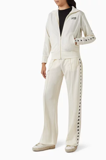 Stars High-neck Jacket in Jersey