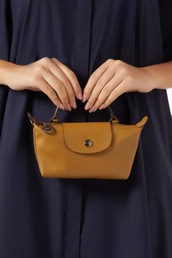 حقيبة يد ميني جلد من مجموعة لو بلياج اكسترا