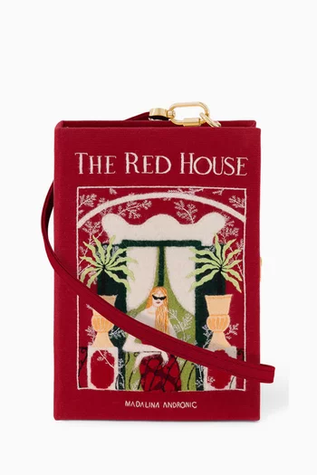 كلاتش بتصميم كتاب مزين بنقشة The Red House