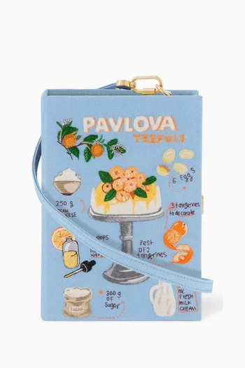 Pavlova by Trefois Embroidered Book Clutch