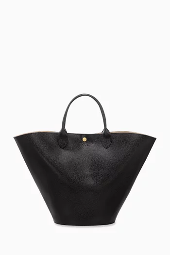 X-large Épure Tote Bag in Grainy Leather