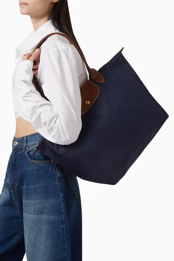 حقيبة يد كبيرة بالتصميم الأصلي قنب من مجموعة لو بلياج