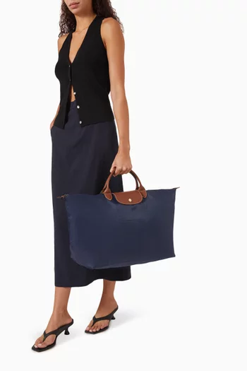 حقيبة صغيرة للسفر بالتصميم الأصلي قنب من مجموعة لو بلياج