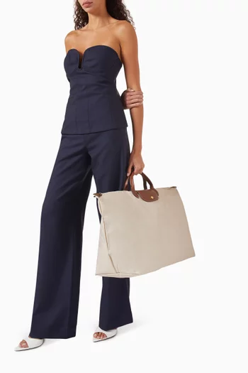 حقيبة متوسطة للسفر بالتصميم الأصلي قنب من مجموعة لو بلياج