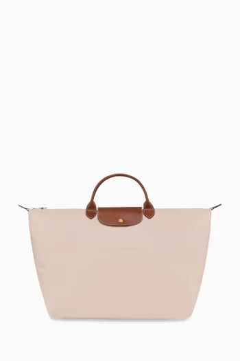 حقيبة متوسطة للسفر بالتصميم الأصلي قنب من مجموعة لو بلياج