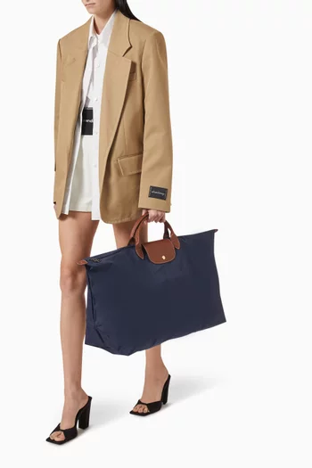 حقيبة متوسطة للسفر بالتصميم الأصلي قنب من مجموعة لو بلياج