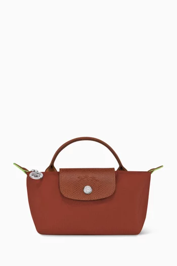 Mini Le Pliage Clutch in Recycled Canvas