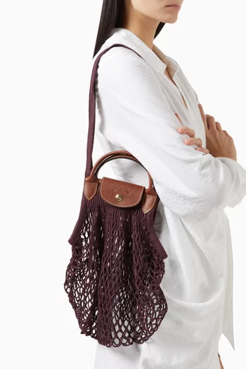 Large Le Pliage Filet Bag in Mesh