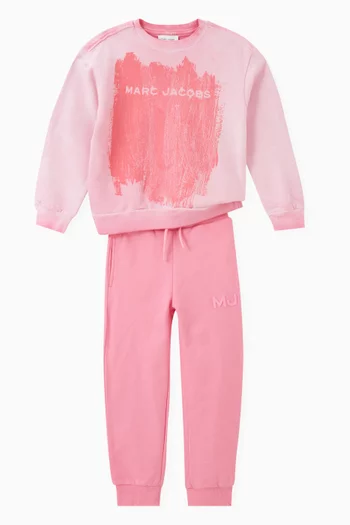 Logo Print Sweatpants in Cotton