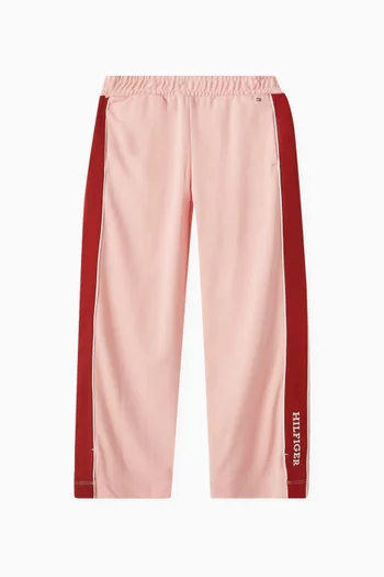Side-Tape Sweatpants in Viscose-blend