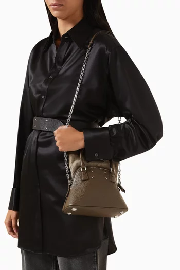 Mini 5AC Top-handle Bag in Leather