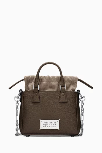 5AC Horizontal Tote Bag in Leather