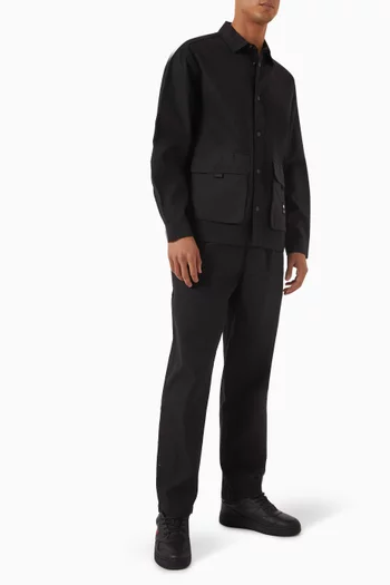 Drawstring Wind Pants in Technical Corduroy