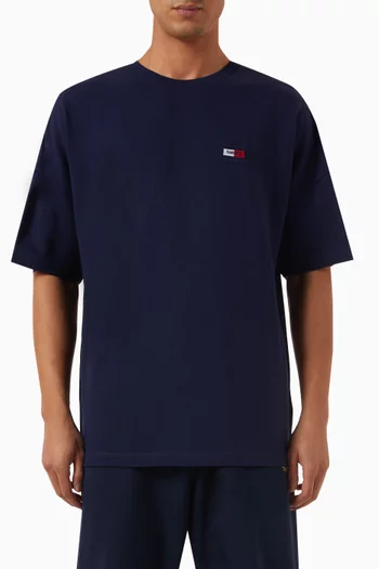 Logo-embroidered Essentials T-shirt in Cotton-jersey