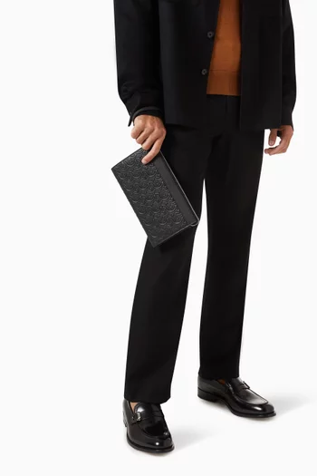 Travel Document Holder in Calfskin