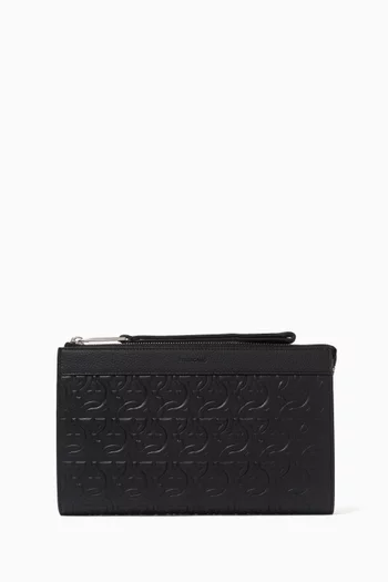 Travel Document Holder in Calfskin