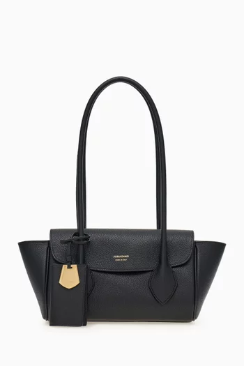 East-West Tote Bag in Calfskin Leather