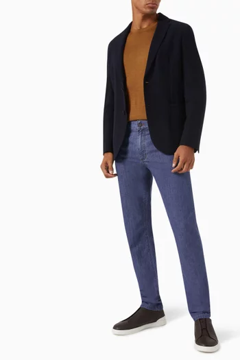Cashseta Crewneck Sweater in Cashmere-blend
