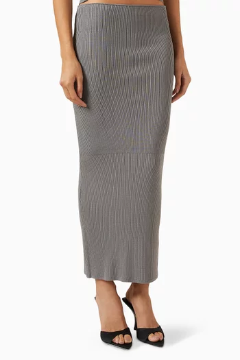 The Zelda Midi Skirt in Viscose Blend