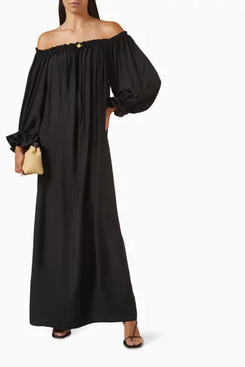 Zephir Off-shoulder Maxi Dress in EcoVero™