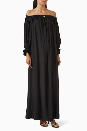 Zephir Off-shoulder Maxi Dress in EcoVero™