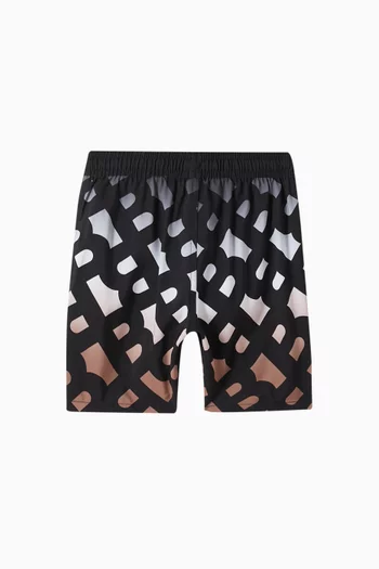 Gradient-print Swim Shorts