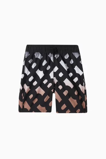 Gradient-print Swim Shorts