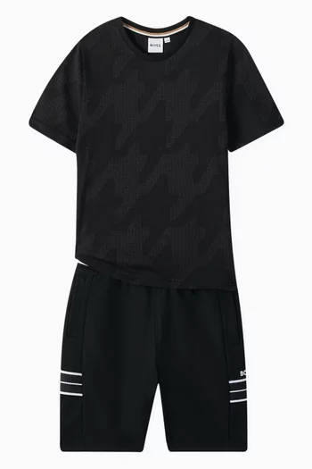 Logo Embrodiered Shorts