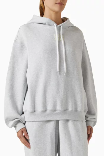 Logo-print Hoodie in Cotton