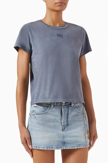 Shrunk T-shirt in Cotton
