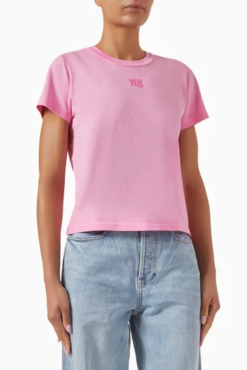 Shrunk T-shirt in Cotton