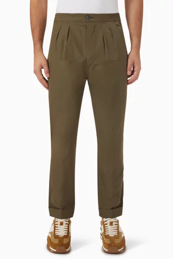 Casual Pants in Brushed Cotton