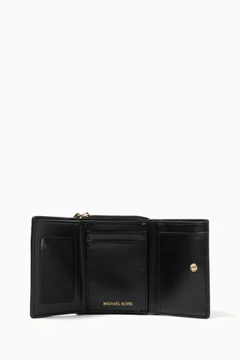 Empire Trifold Wallet in Pebbled Leather
